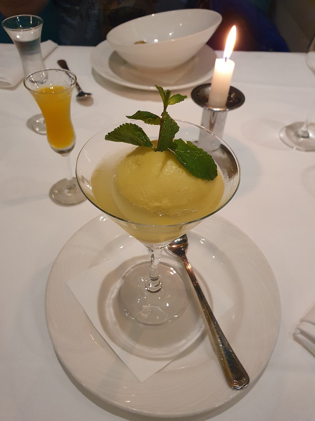 Mango-Chilli Sorbet